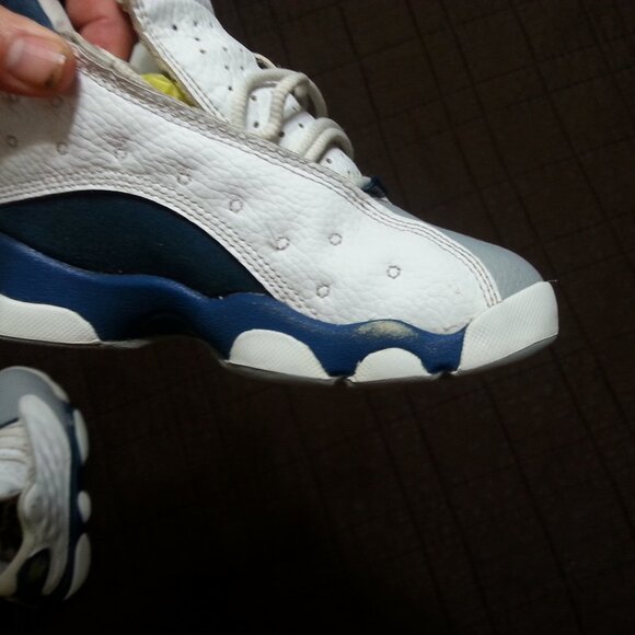 Jordan 13 Shoes Sneakers 2Y / 2 Youth Basketball Ble White Gray Boys - Picture 13 of 14